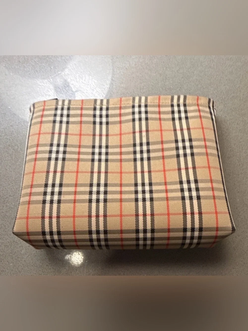 VINTAGE Burberry Nova Check cosmetic pouch